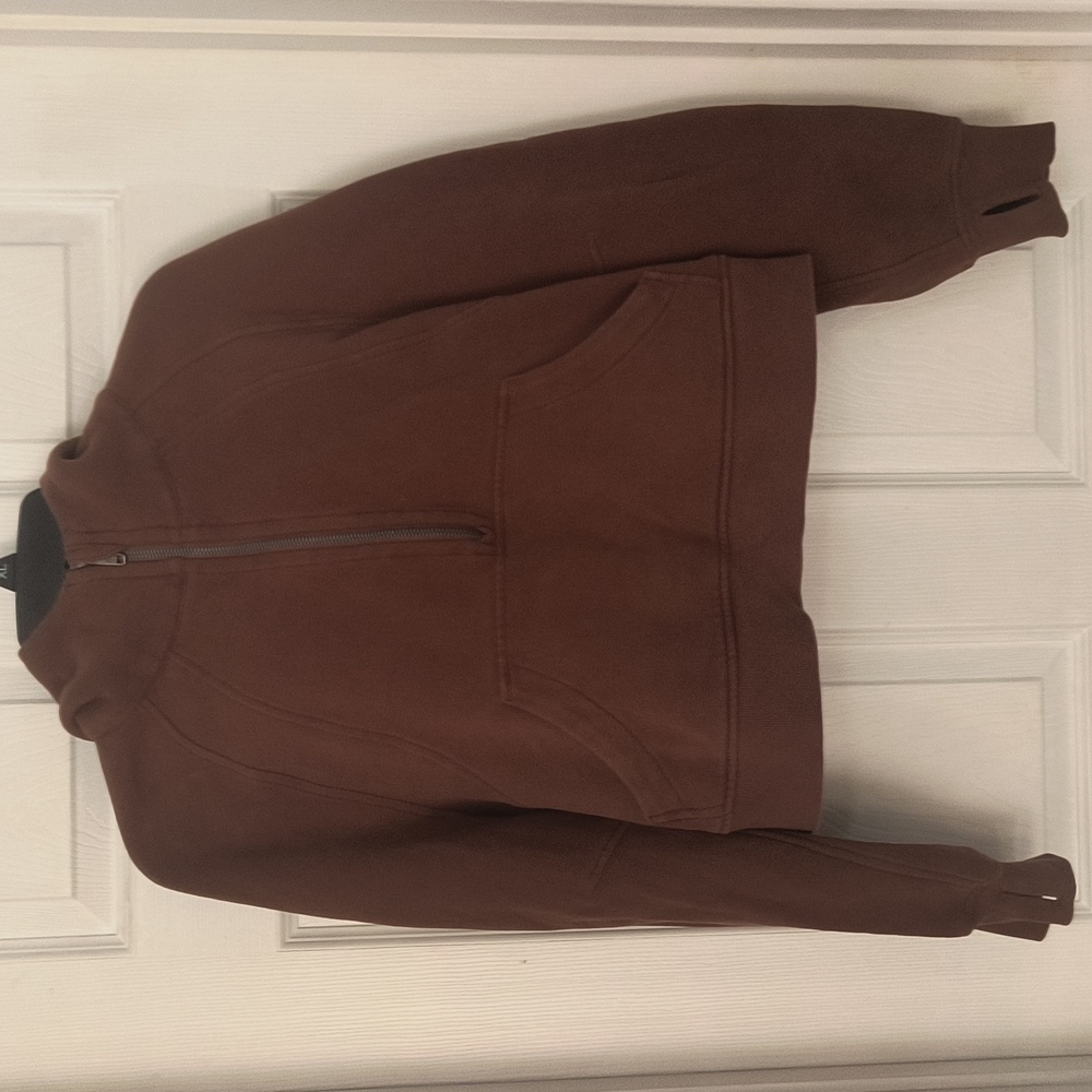 Lululemon Scuba Oversized Half-Zip Hoodie Roasted Brown XS/S - Picture 2 of 5